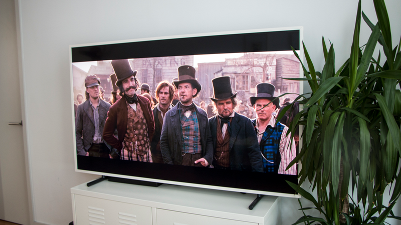 Even the muted colors in Gangs of New York pop on the Frame’s high quality display.